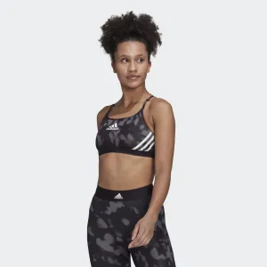 adidas Aeroreact Light-Support Hyperglam Women's Printed Bra