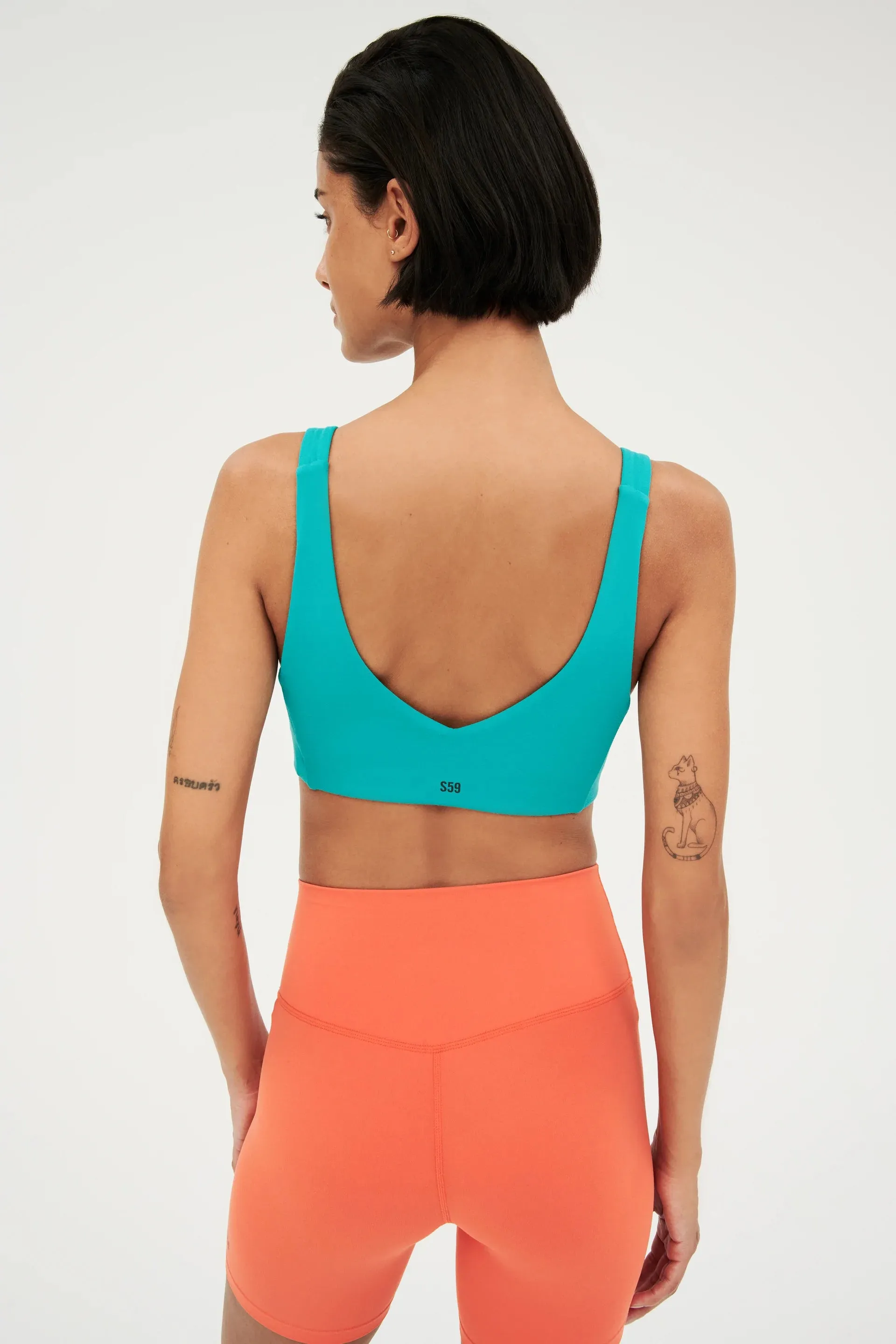 Airweight Scoop Back Bra, Lagoon