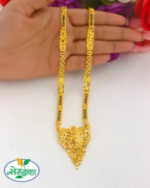 ALLURING GOLD PLATED MANGALSUTRA