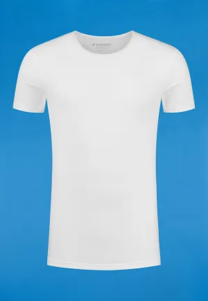 BODYFIT T-shirt O-neck - White