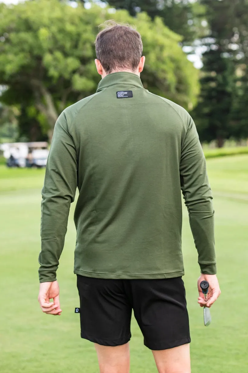 CA Apex Golf Jersey | Olive