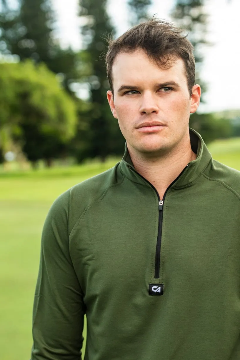 CA Apex Golf Jersey | Olive