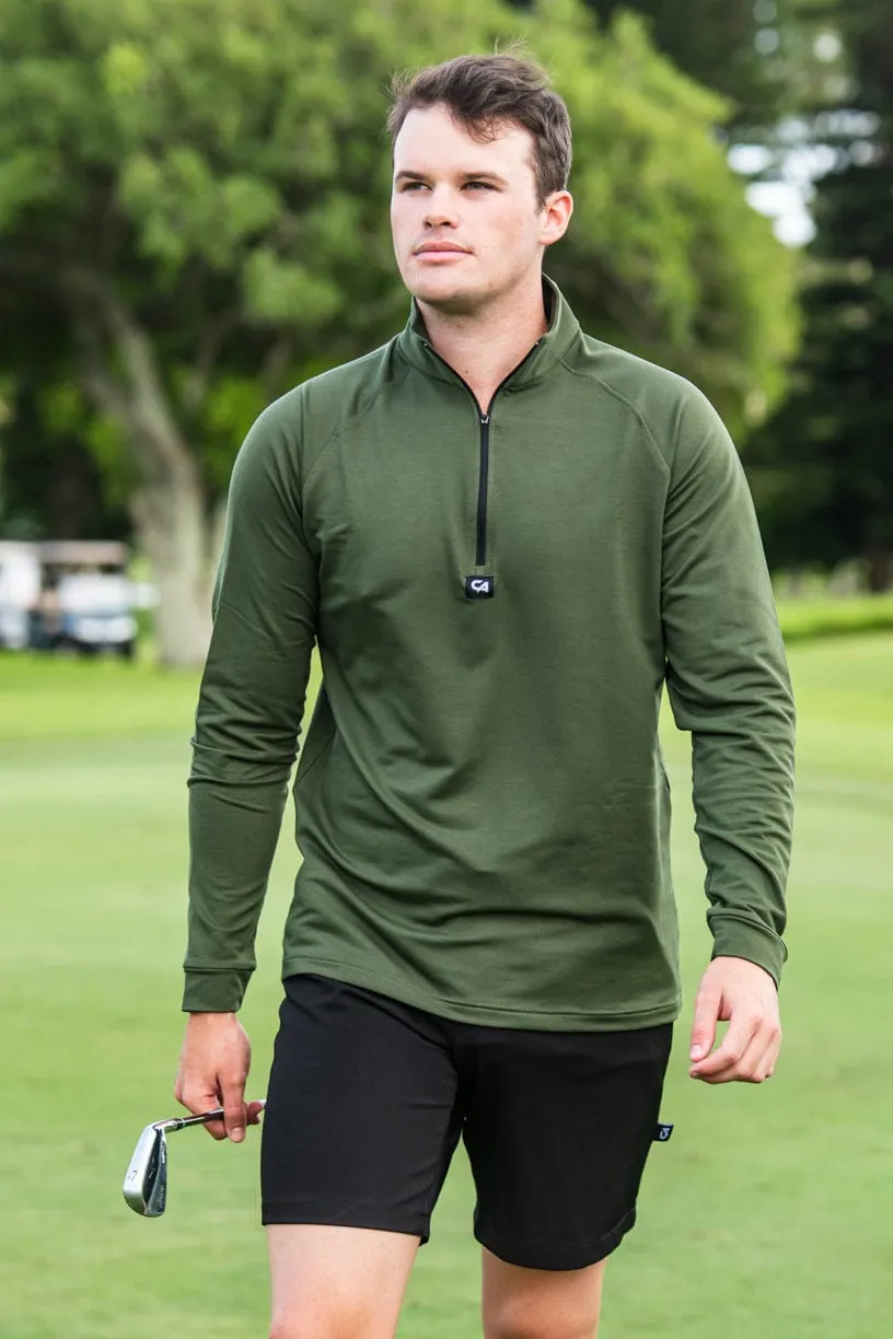 CA Apex Golf Jersey | Olive