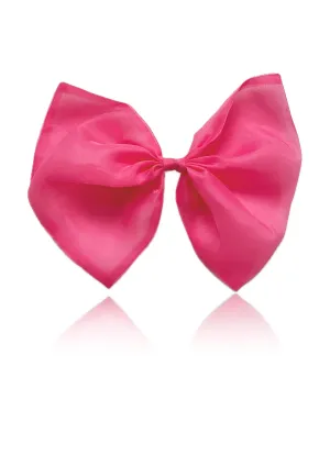 DOLLY WORLD BIG ORGANZA HAIR BOW barbiepink