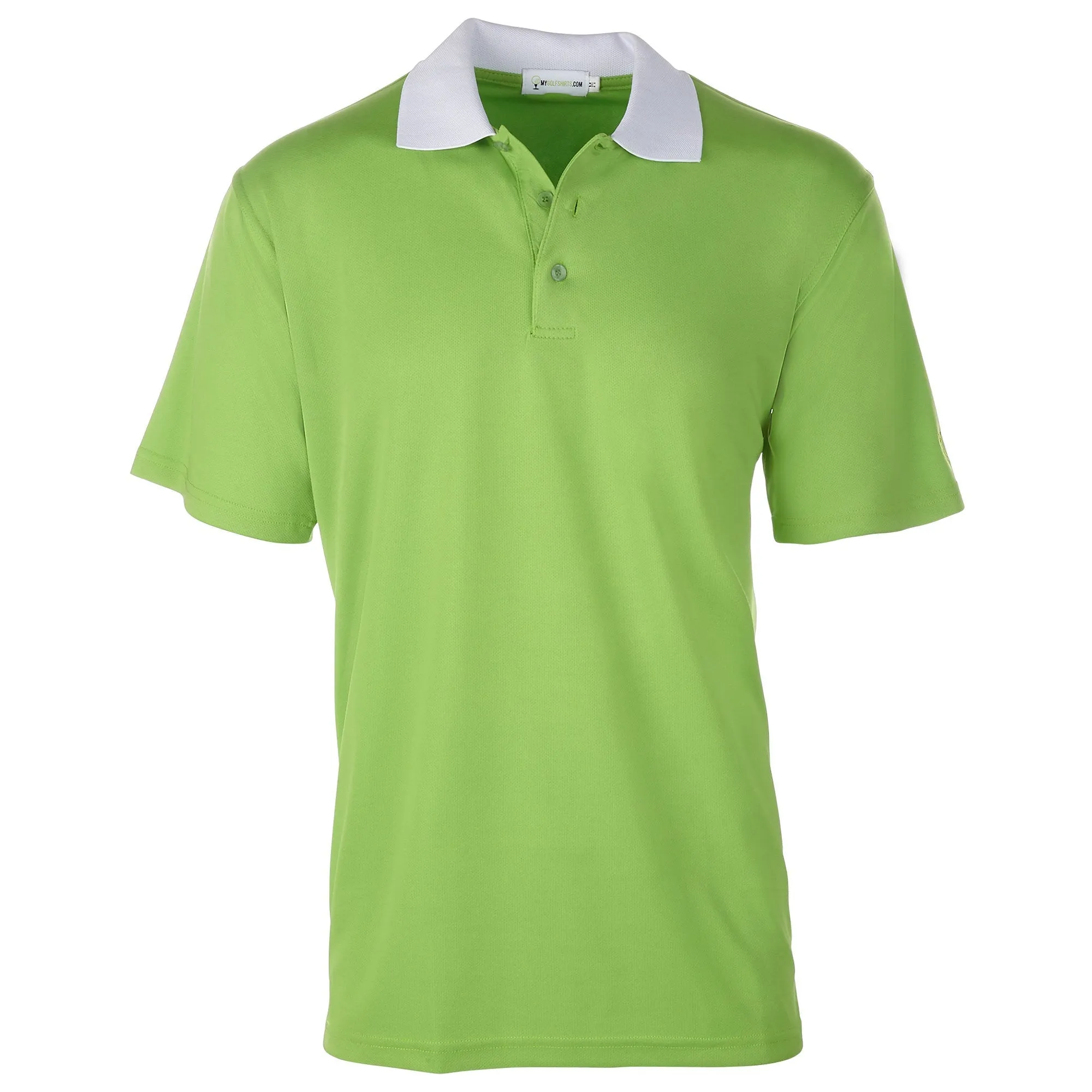 Dri-FIT Golf Shirts - Men’s Bold Contrast Collared - Standard Fit  6501     Free Shipping