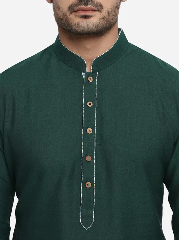 Emerald Green Kurta | Azania