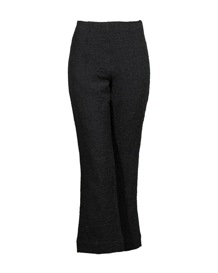 Ganni Textured Suiting Cropped Pants