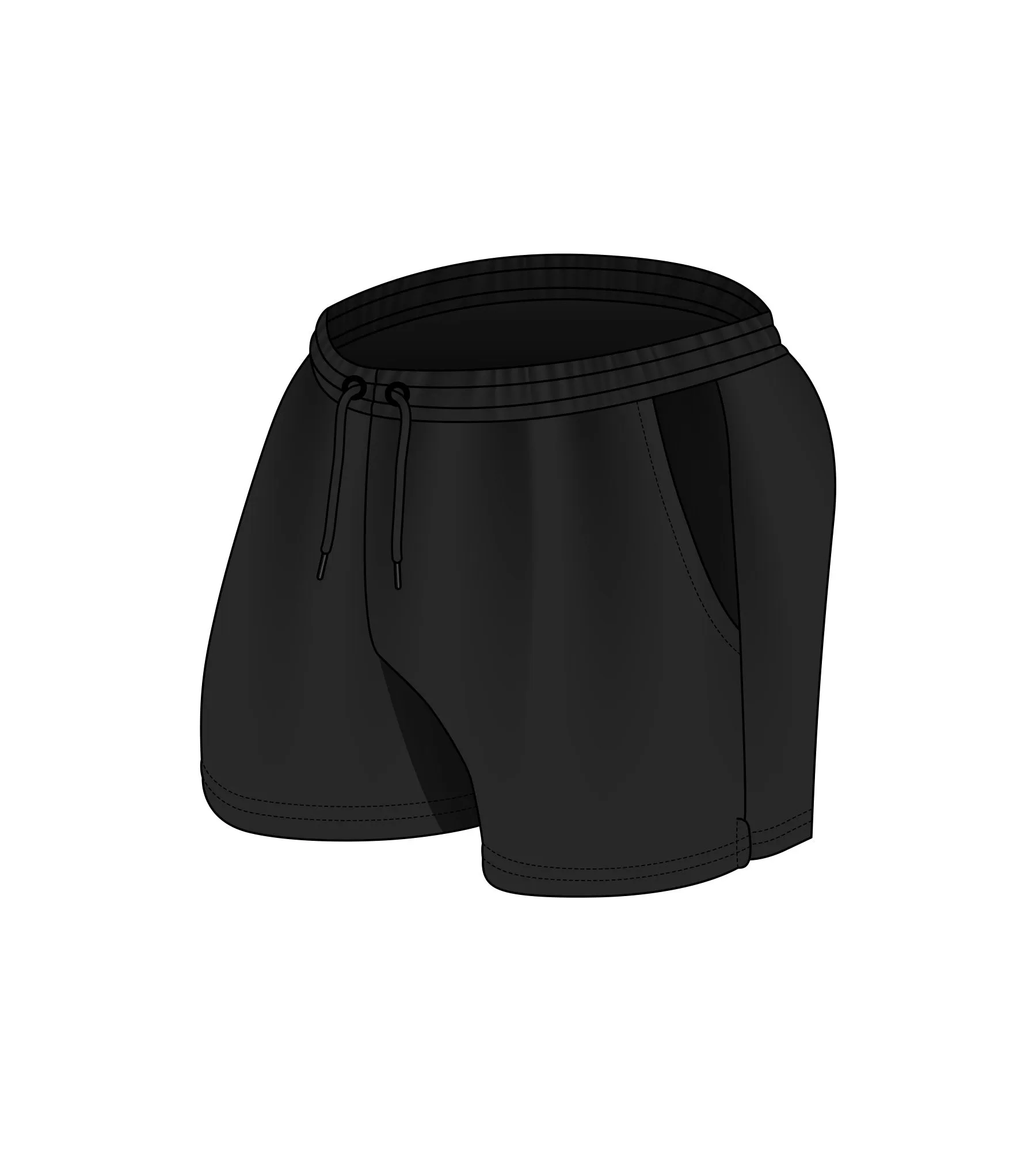 Golden Era Gym Shorts - Ace Black