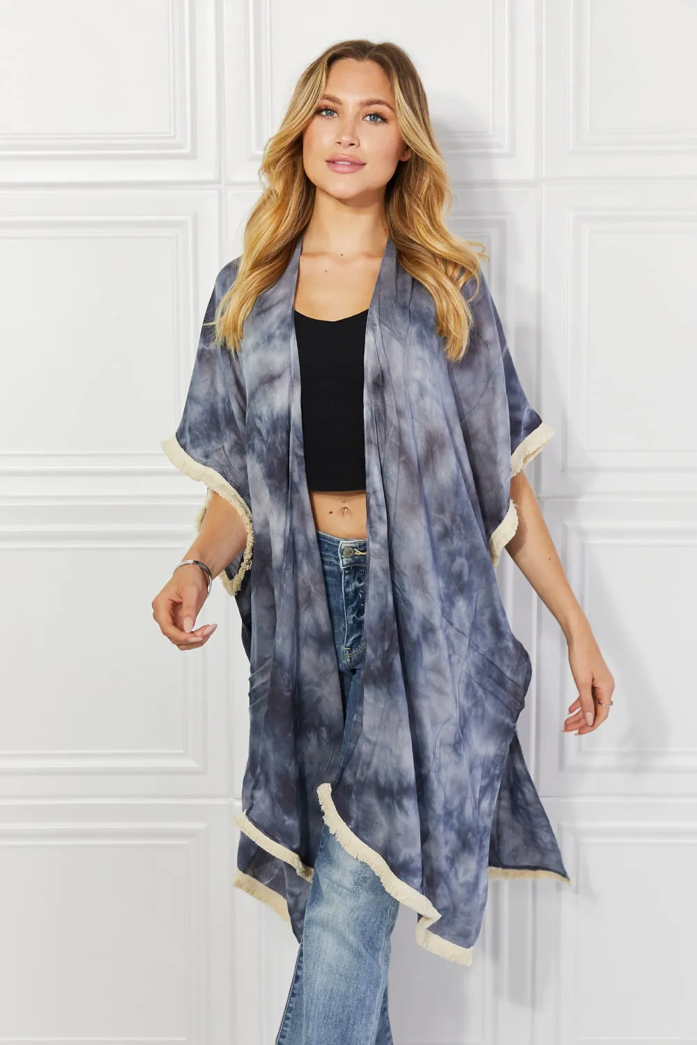 Justin Taylor Cloud Rush Swim Cover-Up Kimono