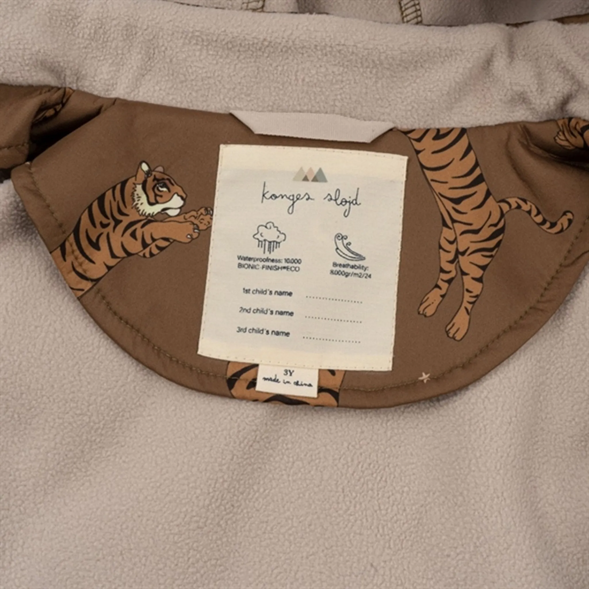 Konges Sløjd Tiger Lune Softshell Set