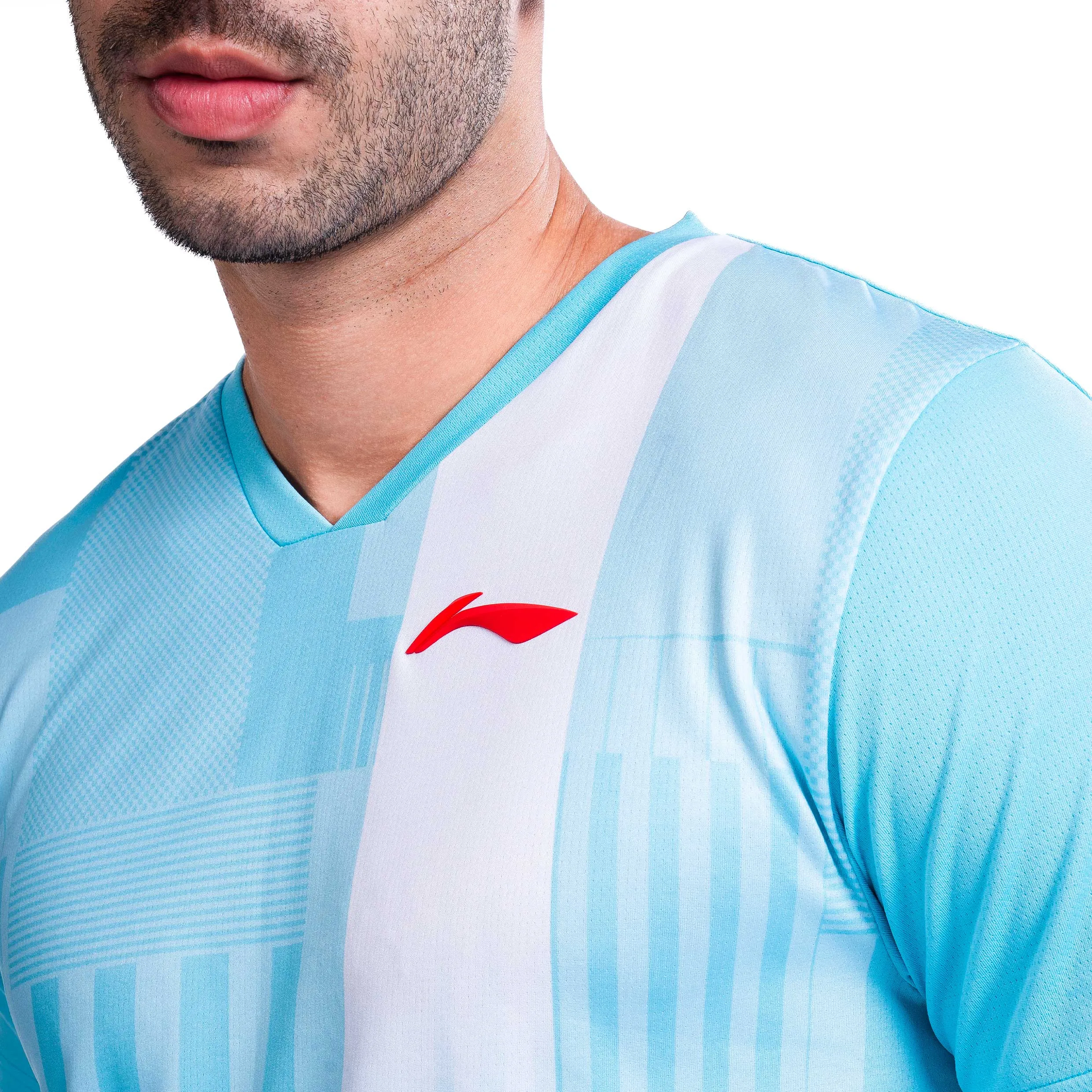 Li-Ning Stroke T-Shirt (SEA BLUE ; M)