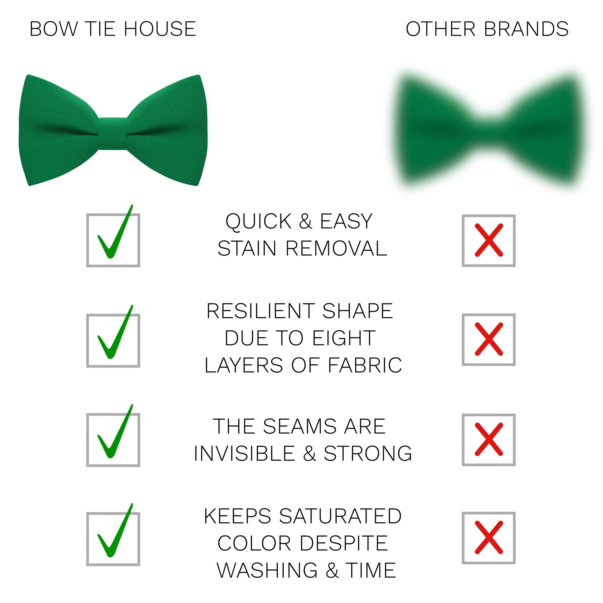 Linen Nephrite Bow Tie