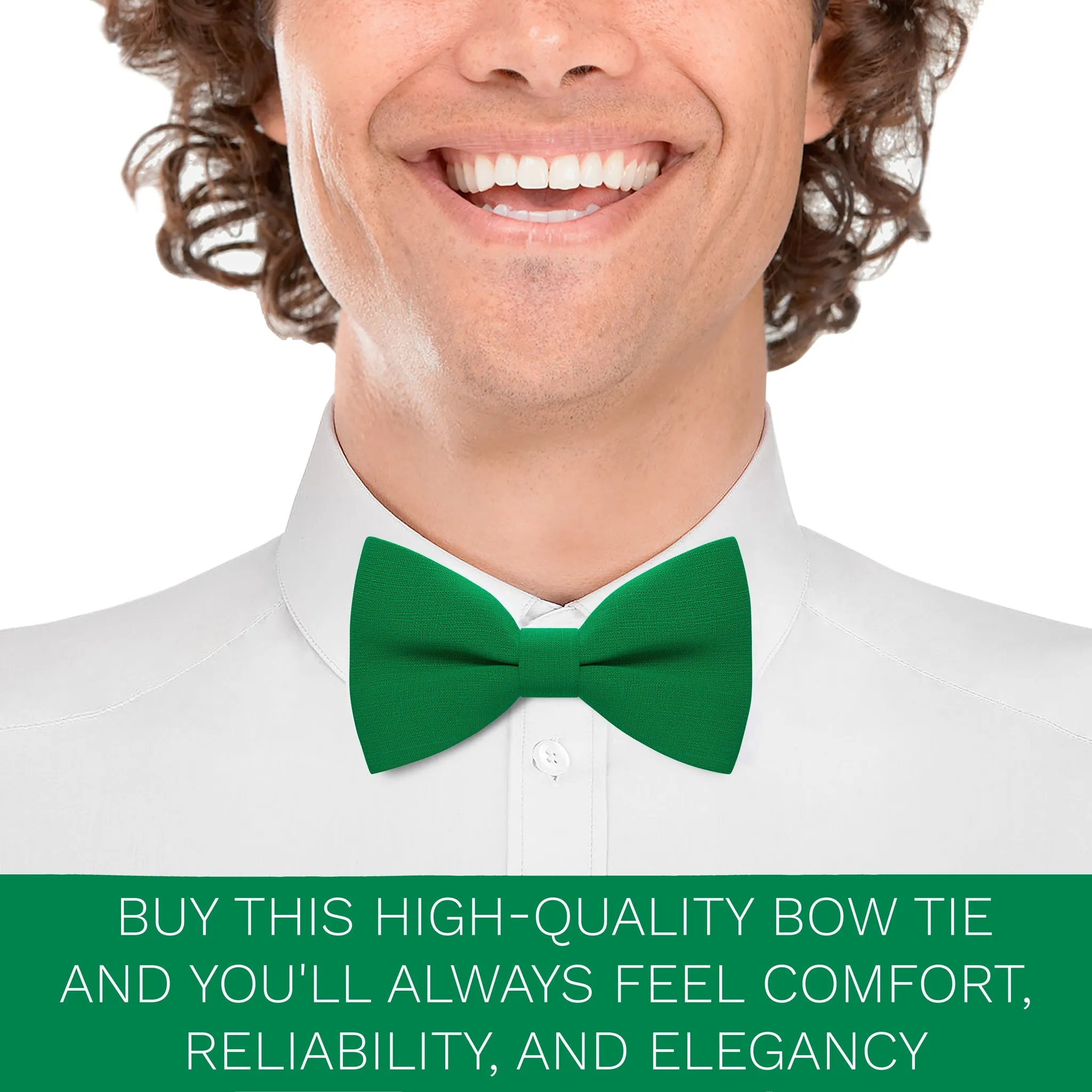 Linen Nephrite Bow Tie