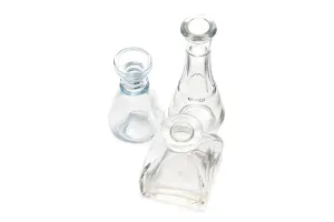 Mini Glass Vases - Set of 3