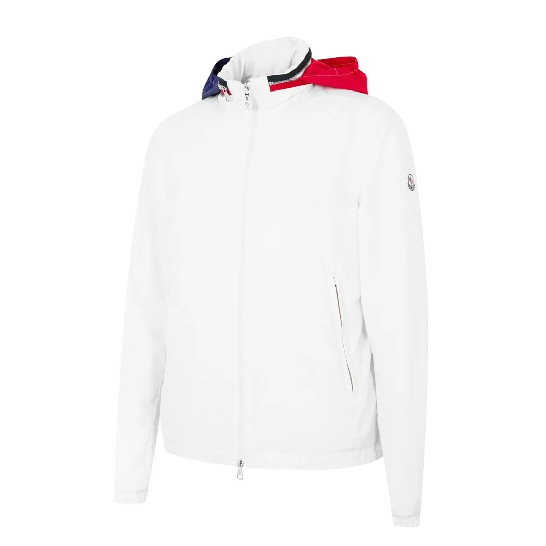 MONCLER 'FARLAK' WINDBREAKER JACKET WHITE