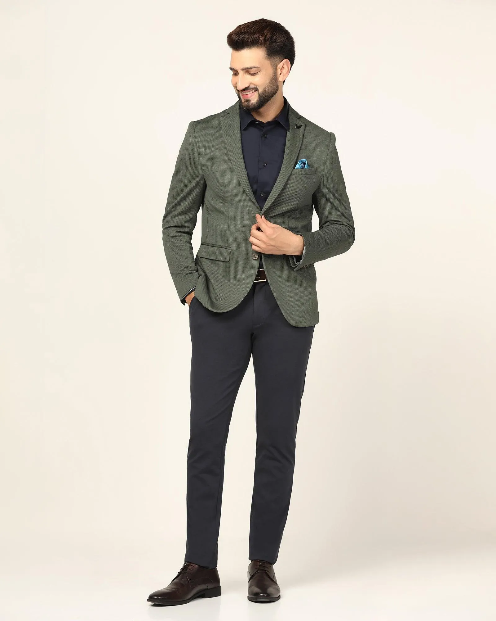 Must Haves Formal Olive Textured Blazer - Japson