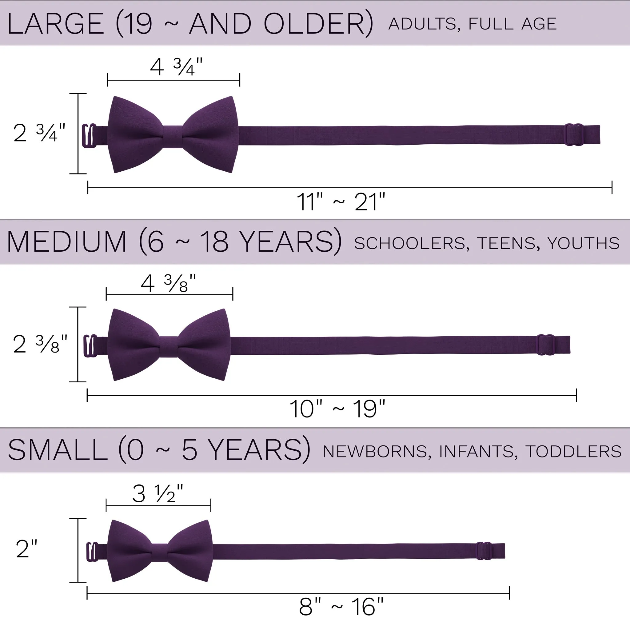 Plum Bow Tie