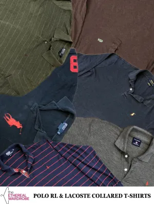 Polo Ralph Lauren & Lacoste Collared T-Shirts