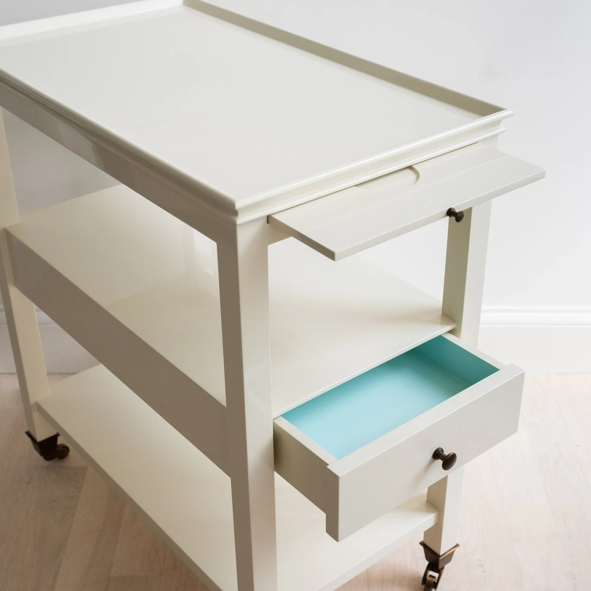 Practical Nightstand - Ivory