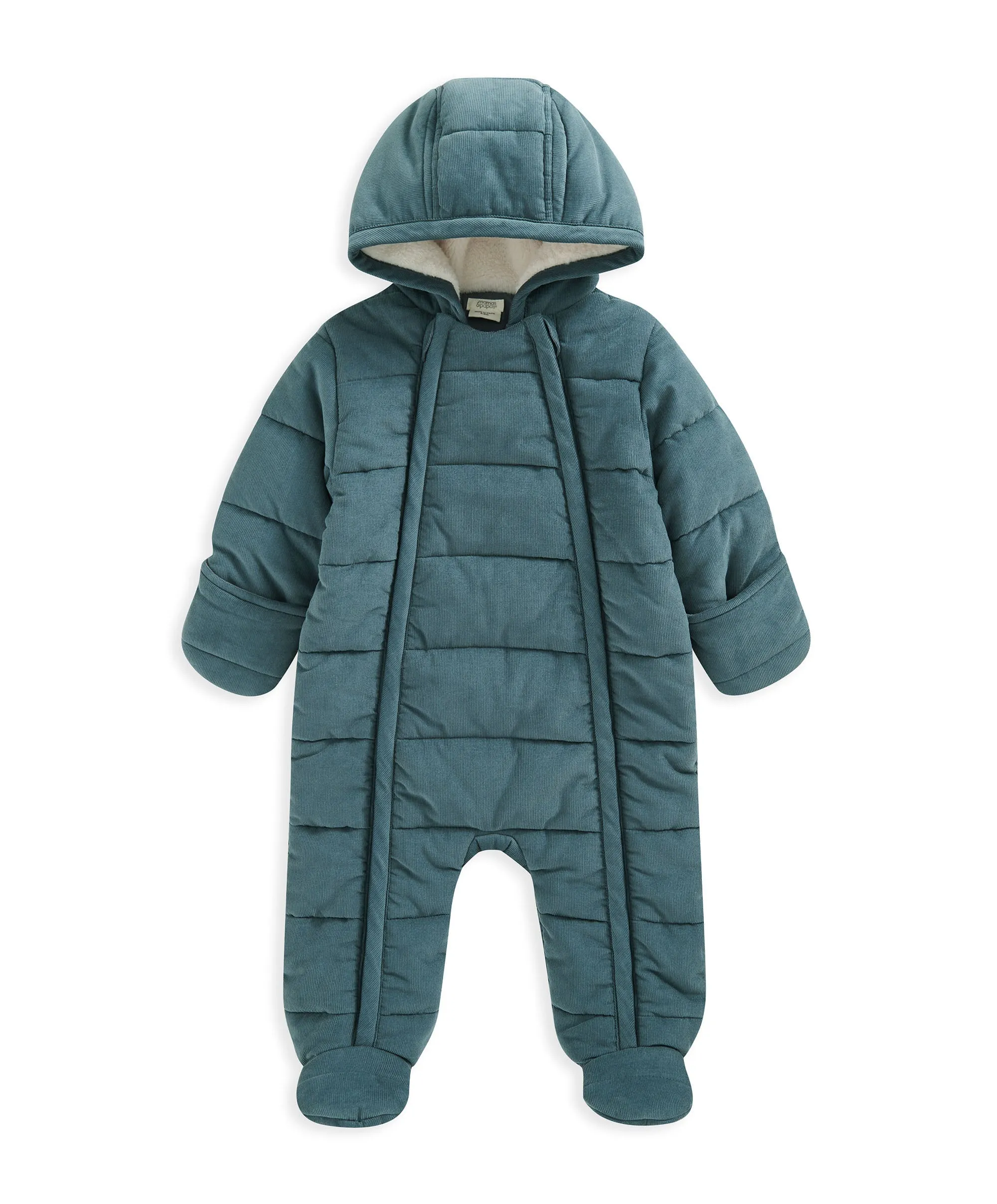 Quilted Pramsuit - Blue