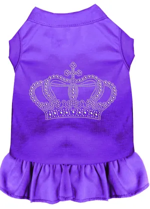 Rhinestone Crown Dress Purple Xl (16)