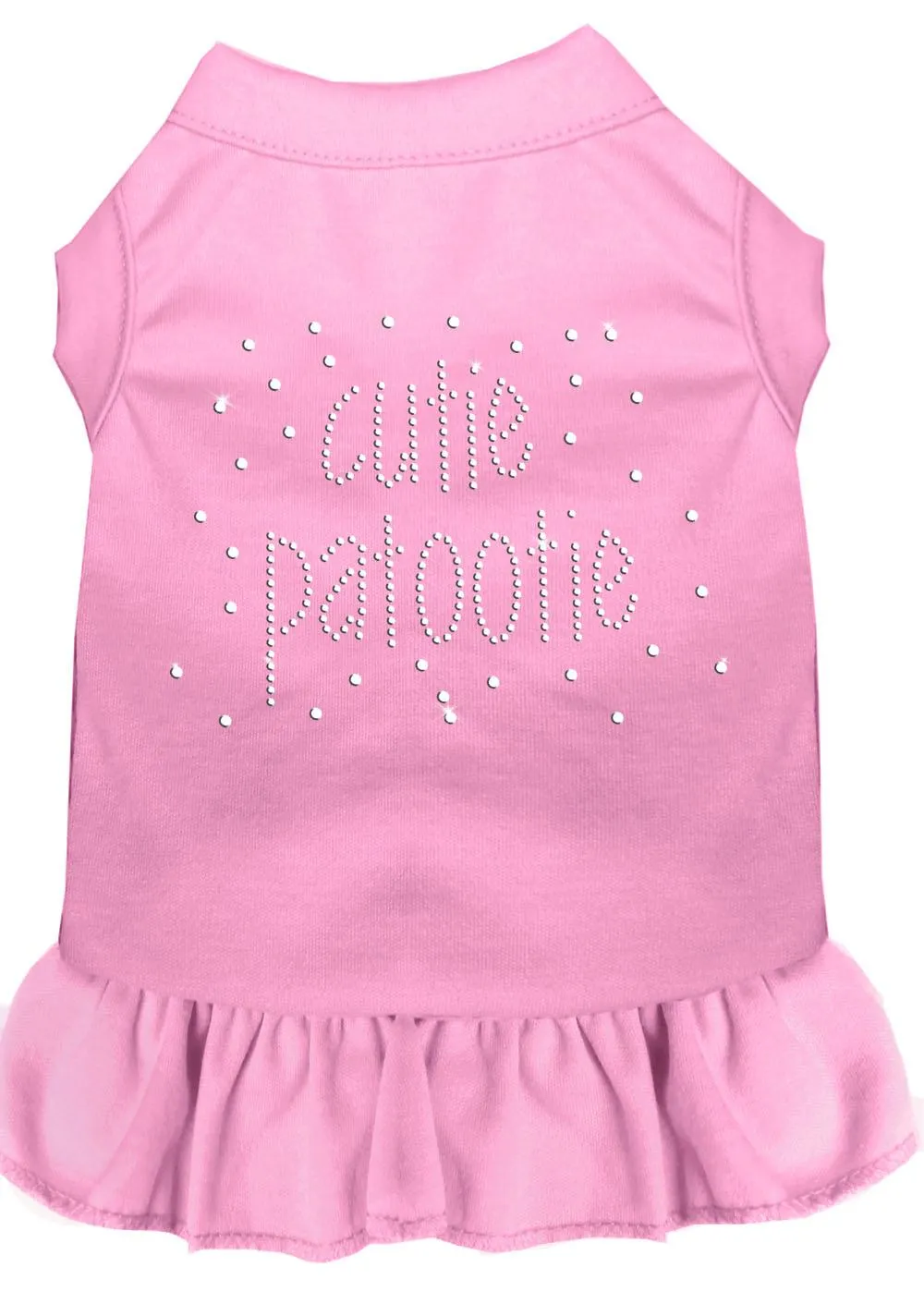 Rhinestone Cutie Patootie Dress Light Pink Xxl (18)