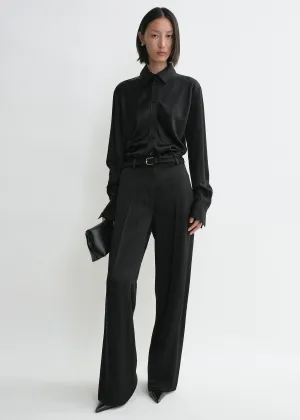 Slouch waist shirt black