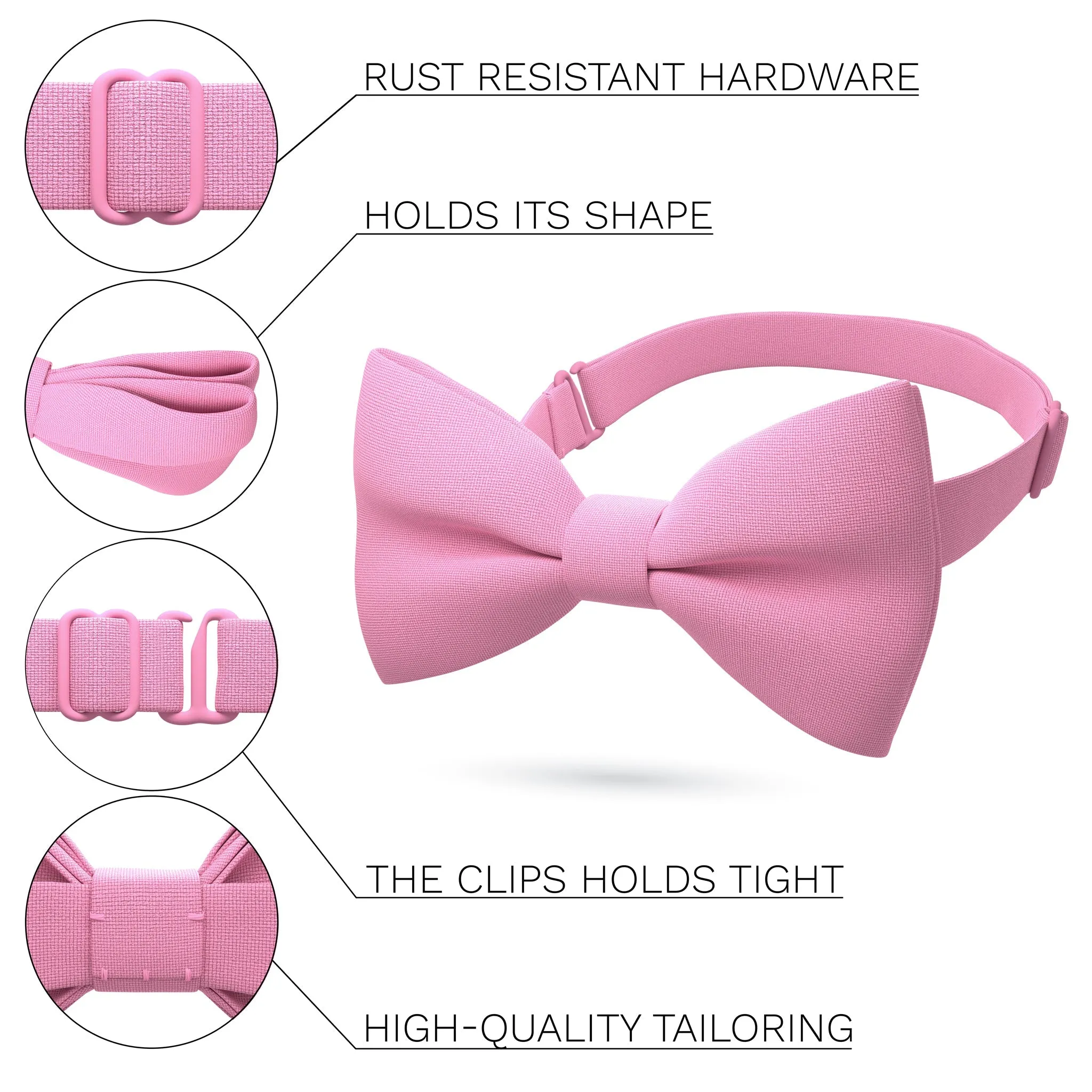 Taffy Pink Bow Tie