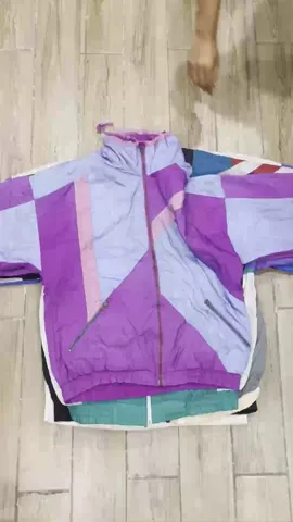 Vintage Funky Style Windbreaker - 10 Pieces