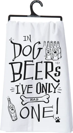 Whimsical Dog Dish Towel