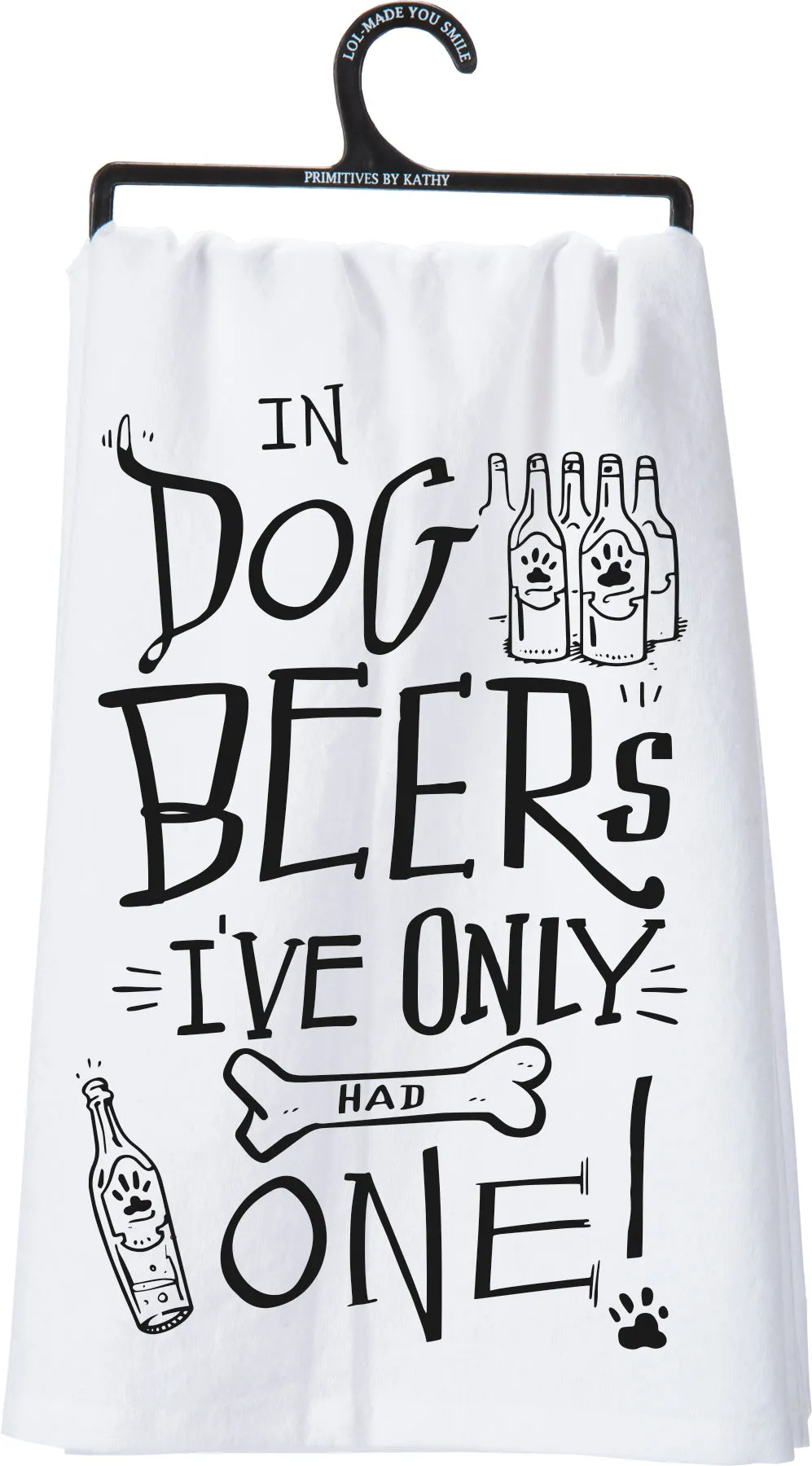 Whimsical Dog Dish Towel