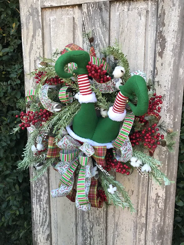 Whimsical Elf Wreath