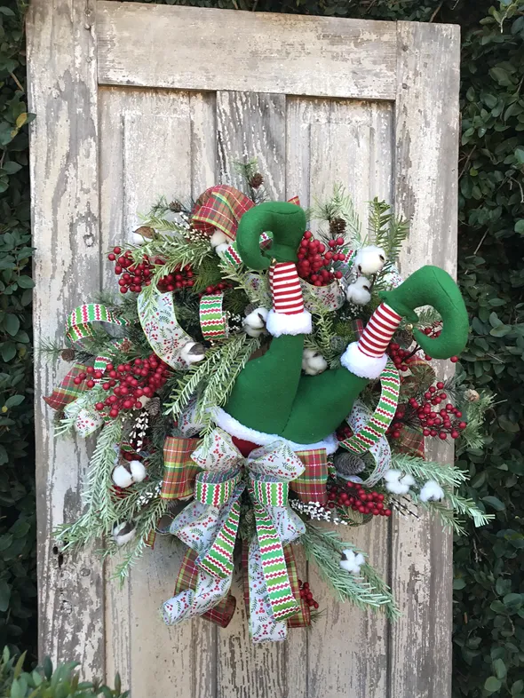 Whimsical Elf Wreath