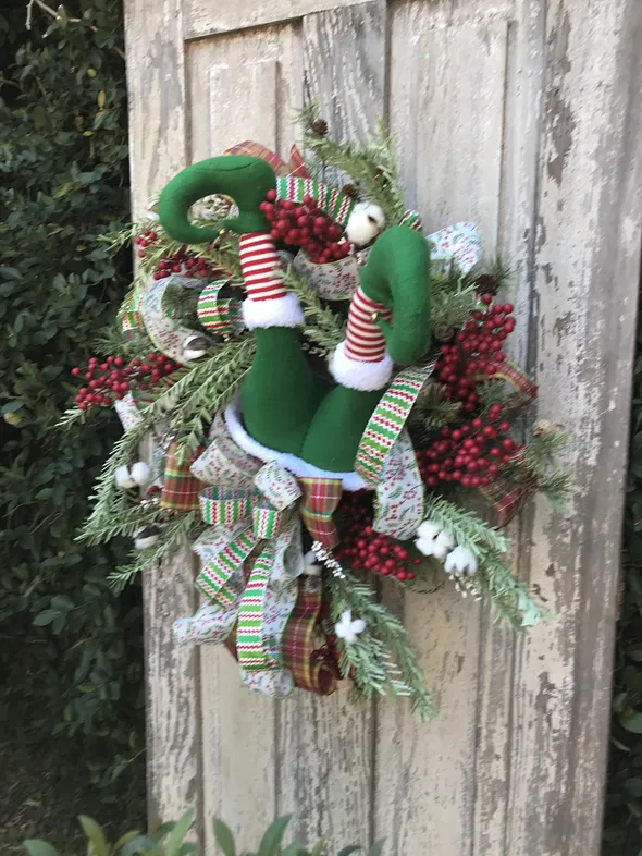 Whimsical Elf Wreath