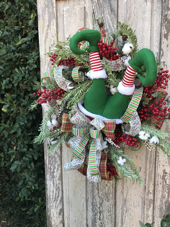 Whimsical Elf Wreath