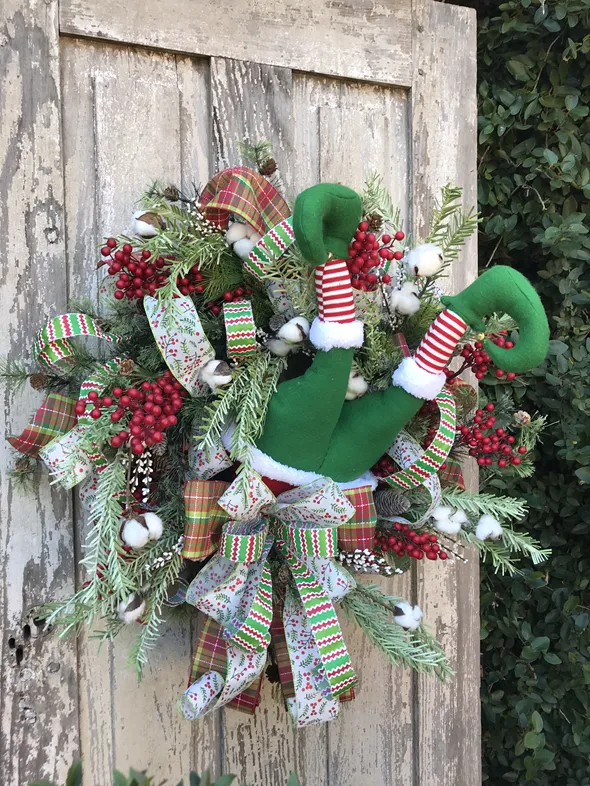 Whimsical Elf Wreath