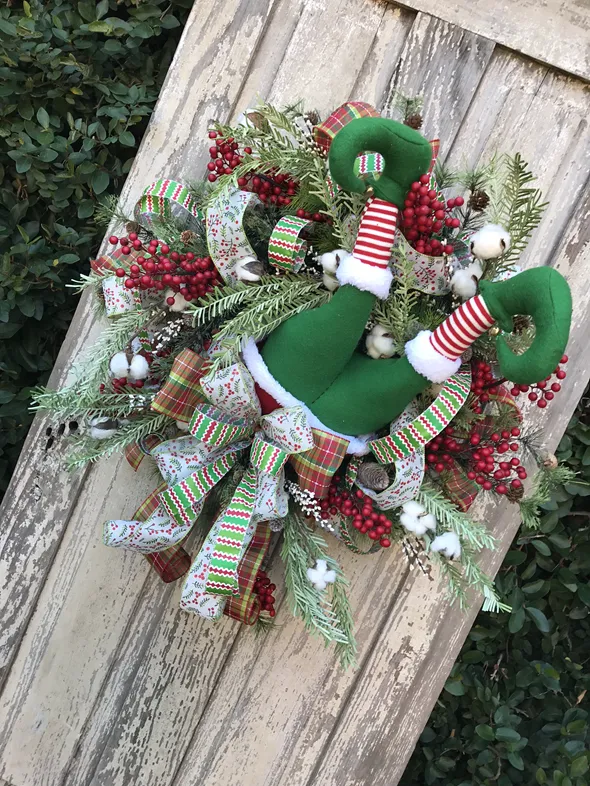 Whimsical Elf Wreath