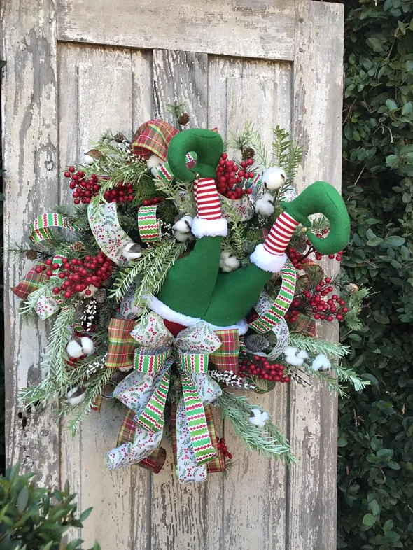 Whimsical Elf Wreath