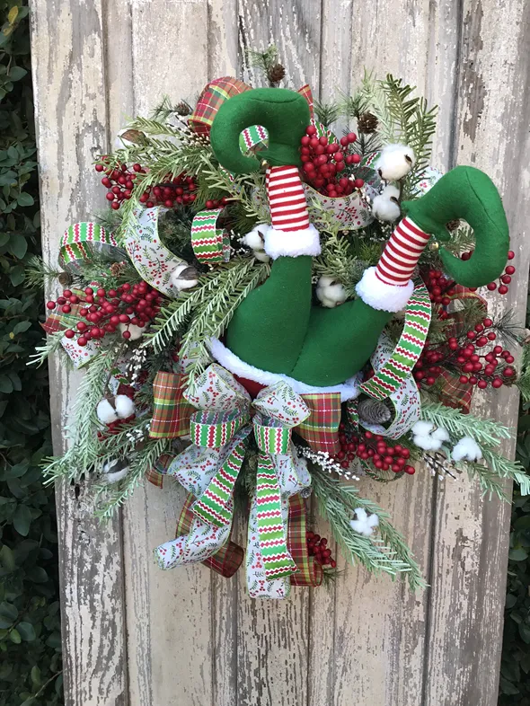 Whimsical Elf Wreath