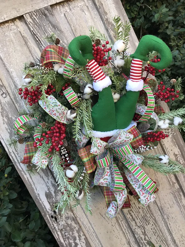 Whimsical Elf Wreath