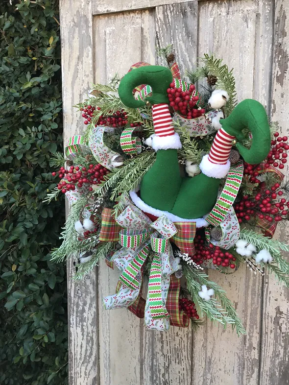 Whimsical Elf Wreath