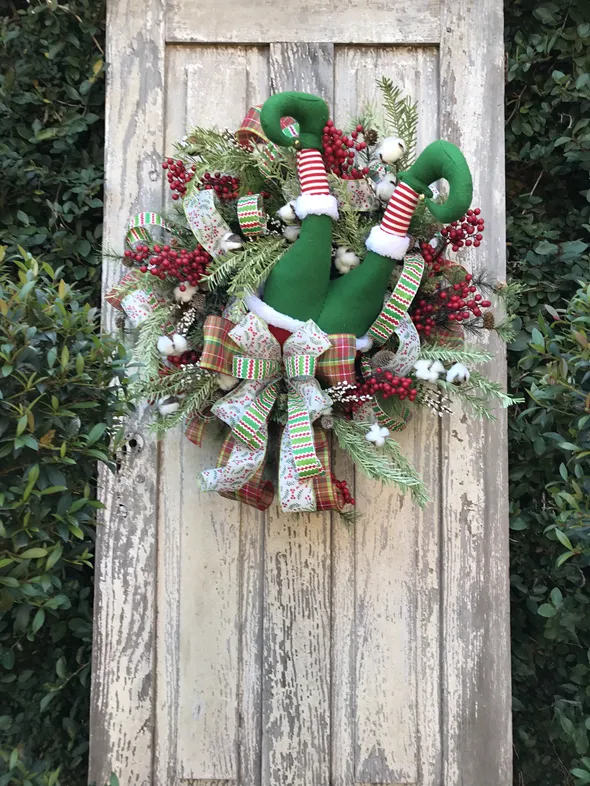 Whimsical Elf Wreath