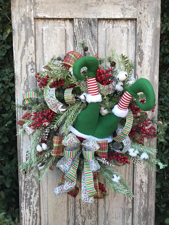 Whimsical Elf Wreath