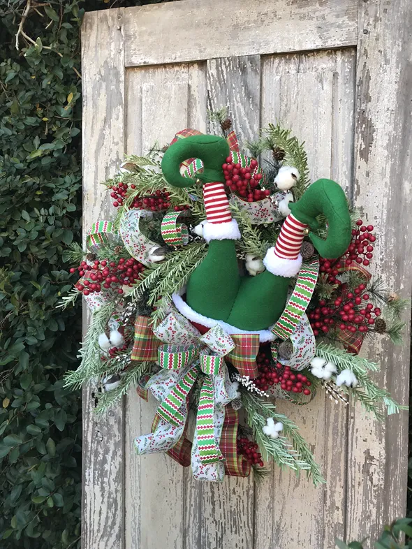 Whimsical Elf Wreath