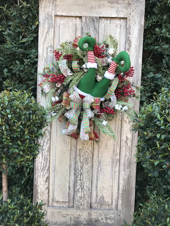 Whimsical Elf Wreath