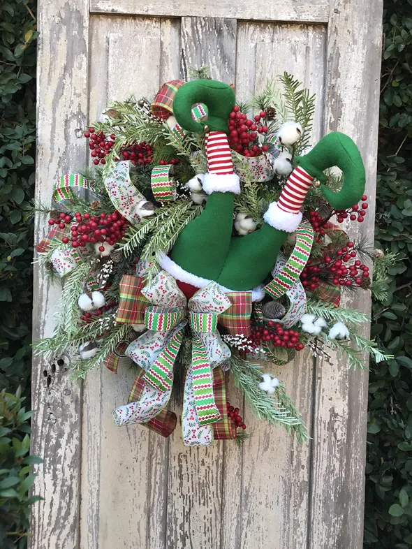 Whimsical Elf Wreath