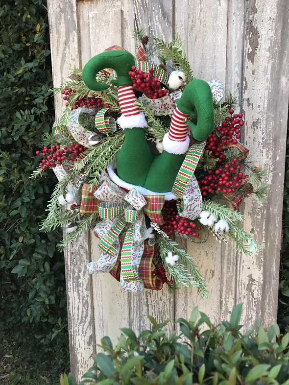 Whimsical Elf Wreath