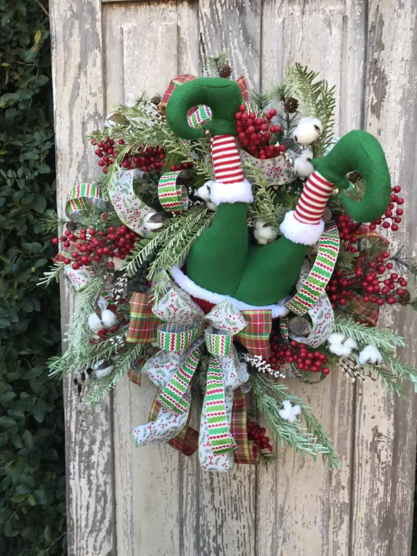 Whimsical Elf Wreath